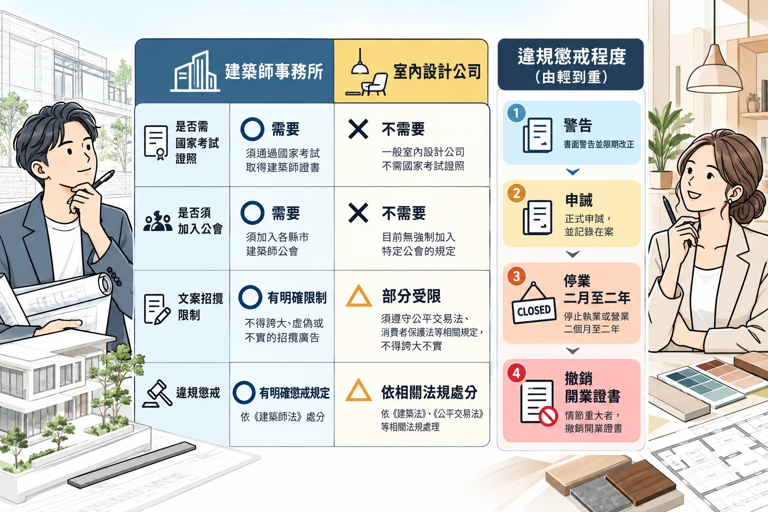 建築師事務所網站設計，跟室內設計公司的網站差在哪