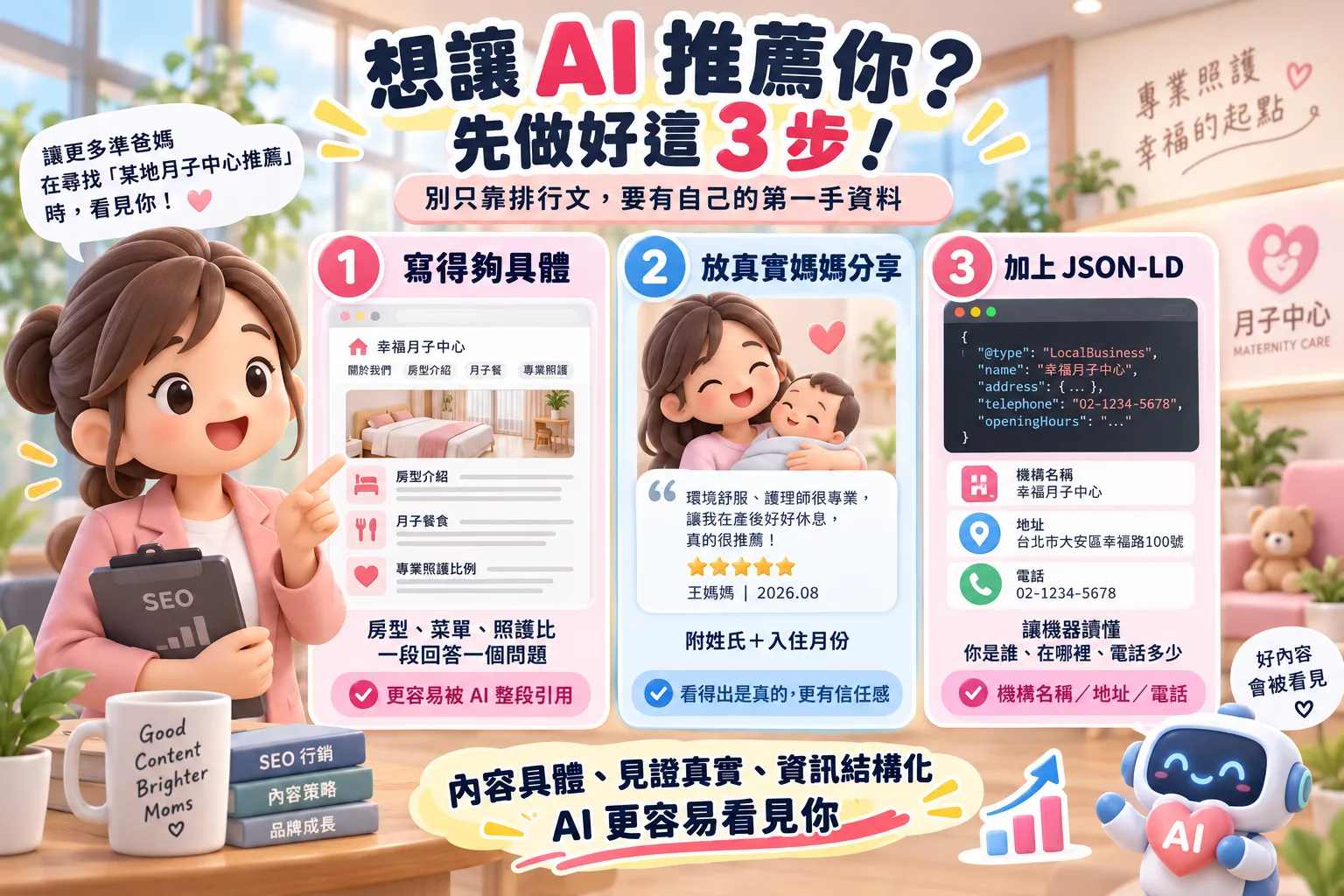 AI 被問某地月子中心推薦