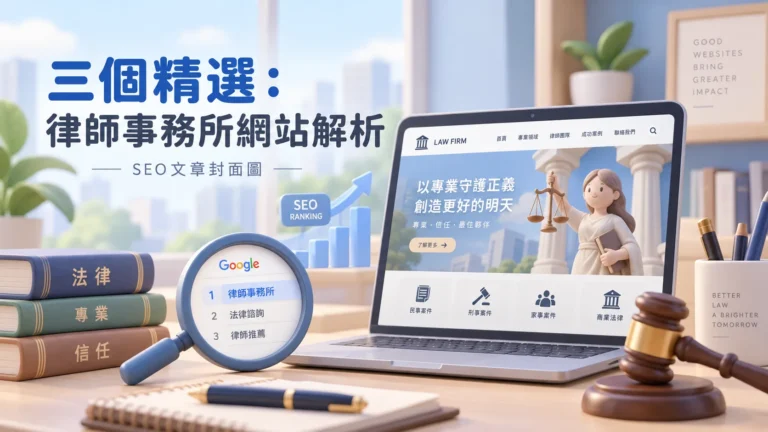 律師事務所的網站應該怎麼做？7 大合規重點＋3 個國外案例拆解