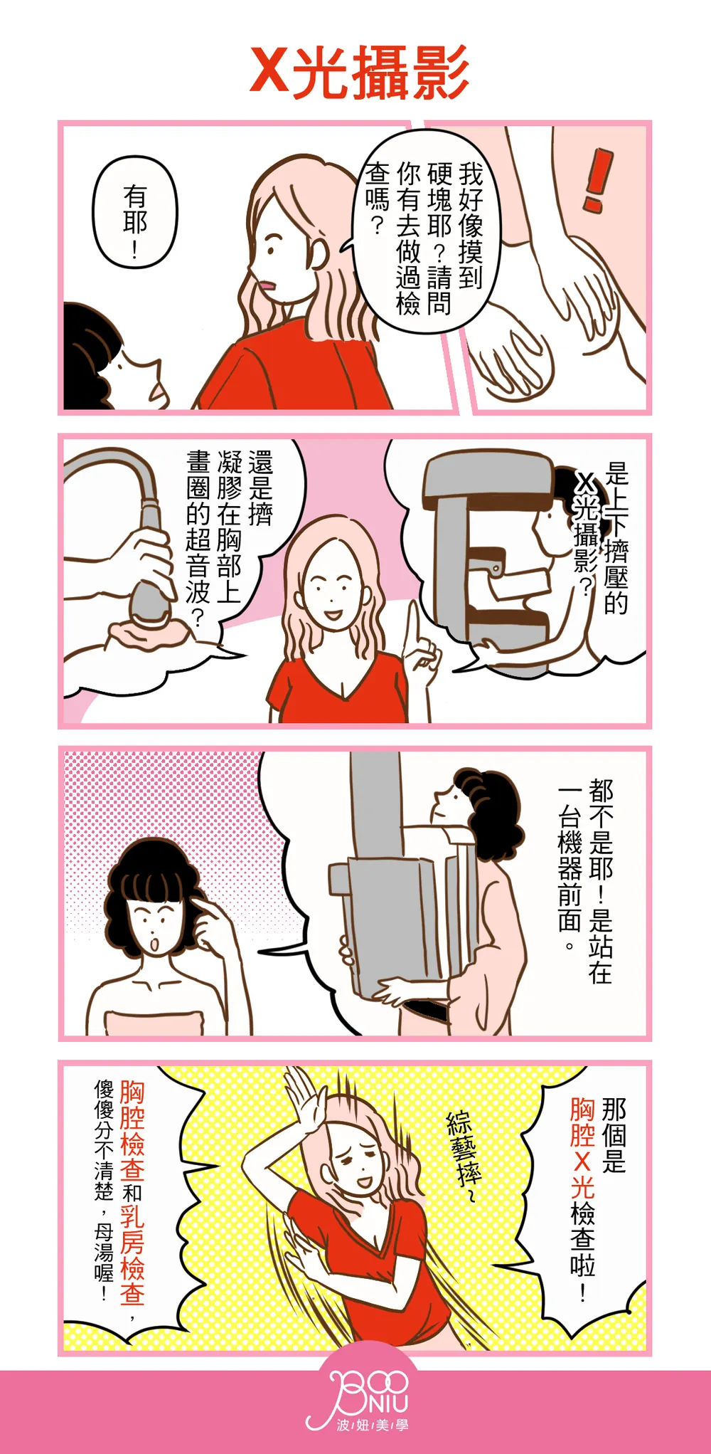 波妞美學 品牌漫畫：X 光攝影